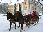 Gite in carrozza a Hedervar - Castello Albergo Hedervary nella parte settentrionale dell