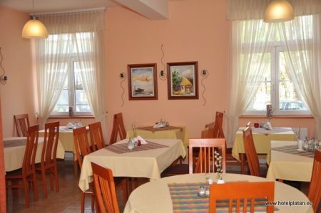 Отели в г. Секешфехервар - Hotel Platan Szekesfehervar - элегантный ресторан отеля - акционные пакеты, доступные цены