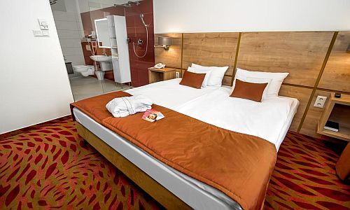 Pokój standardowy Hotelu Wellness Rubin w Budapeszcie