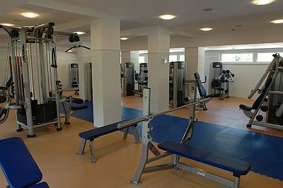 Зал велнес-фитнес отеля Holiday Beach Budapest Wellness & Conference Hotel