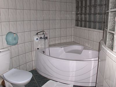 Badezimmer ins Hotel Millennium in Tokaj
