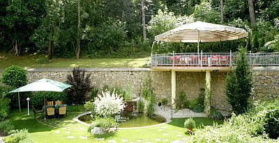 Hotel Villa Medici - albergo ai piedi del Viadotto di Veszprem - terrazza