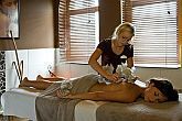 Tibetaanse massage in de wellnessafdeling van het luxe Meses Shiraz Wellness en Training Hotel in Egerszalok, Hongarije