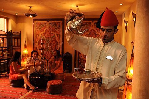 Kawiarna arabska Hotelu Meses Shiraz - Meses Shiraz Wellness i Trening Hotel Egerszalok, Węgry