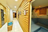 In de wellnessafdeling van het driesterren Hotel Irottko Koszeg kunnen de gasten zowel van Finse als van infrasauna gebruikmaken.
