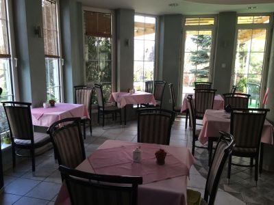 Sala per prima colazione al pensione Belle Fleur Budapest - Ungheria