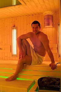 Infrasauna in het Hotel Zenit - wellness weekend bij het Balatonmeer in Hongarije