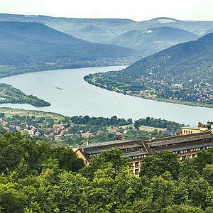 Hotel Silvanus Vedere panoramică a orașului Visegrad pe Dunăre