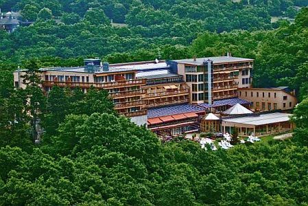 Vista panorámica en Silvanus Hotel Visegrad cerca de Budapest