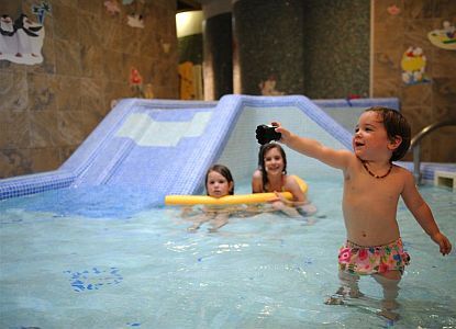 Child pool in Hotel Mendan Zalakaros - child-friendly hotel