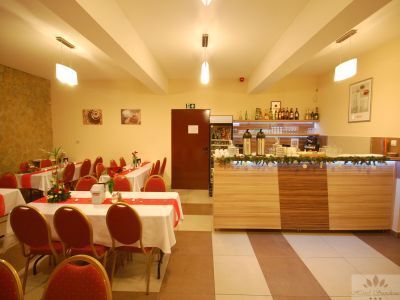 Prima colazione all'Hotel Sunshine, vicino all'aeroporto di Budapest