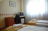 Una habitación doble del Hotel Atlantic*** en el centro de la capital de Hungría, precios bajos