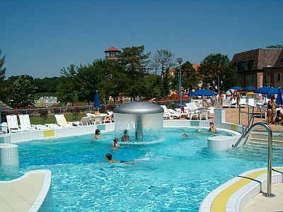 Alföld Gyöngye Hotel - entradas a las termas de Gyoparos