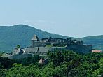 Zamek Visegradski w pobliżu Hotelu Patak Park - widok na Dunaj i lasy