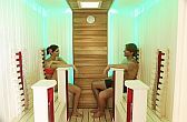 Sauna infraroșie din hotelul Barack Termal și Wellness din Tiszakecske