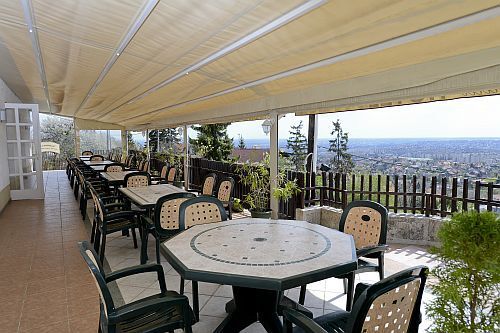 L'Hôtel Budai Budapest - terrace avec des vues panoramiques