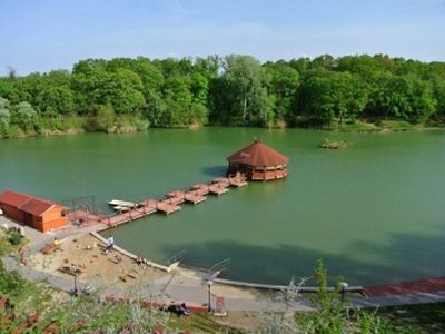 Plage du lac à Bagoly Fogadó