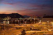 Vista panorámica desde el Ibis Styles Budapest City