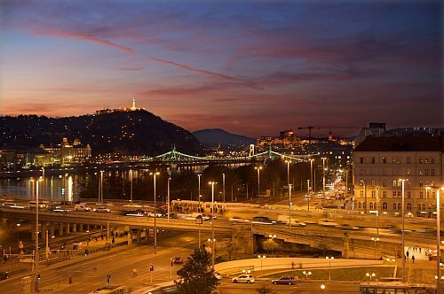 Vista panorámica desde el Ibis Styles Budapest City