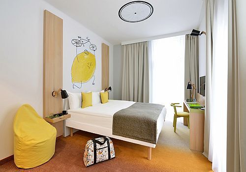 Ibis Styles Budapest City á Budapest en Hongrie - la chambre á deux lits