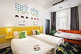 Ibis Styles Budapest Center - гостиничные номера по доступным ценам в центре Будапешта, недалеко от  площади Блаха Луйза