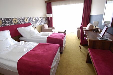 Hotel Forrás Szeged　-　ホテルフォッラ－シュ　セゲドはハ-フボ-ド付、サンシャイン温泉入場料付の宿泊パックをご用意しております