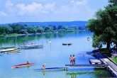 Vista panoramica sul Lago Balaton dall