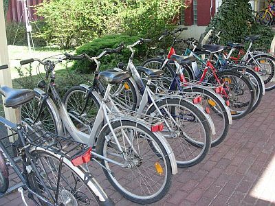 Noleggio biciclette a Keszthely all'Hotel Helikon 